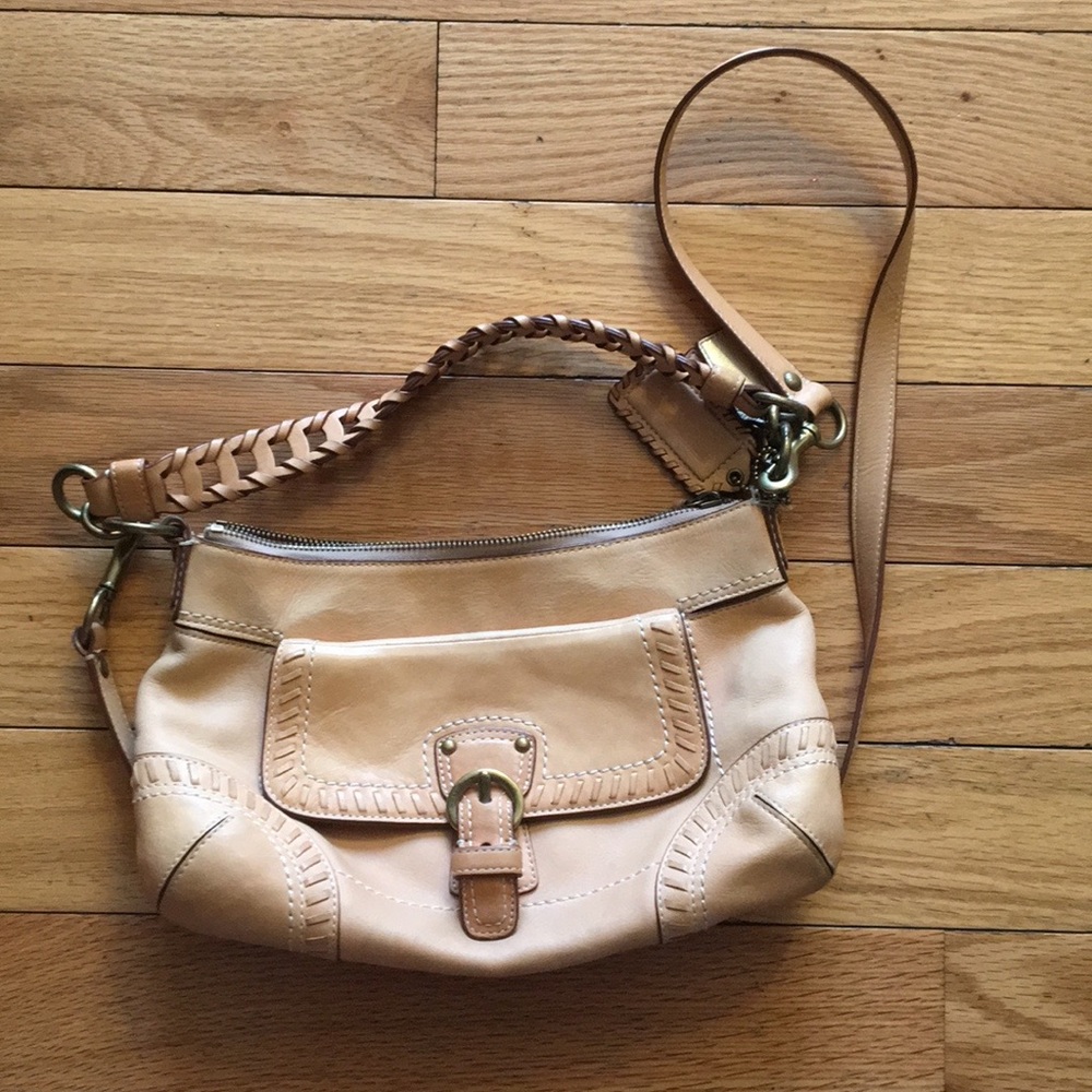 Authentic Coach Whipstitch Crossbody Bag